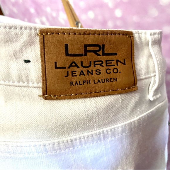 Lauren jeans Ralph Lauren white modern curvy fit jeans. - Picture 13 of 15